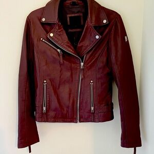Mauritius Sofia Leather Moto Jacket